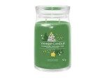 Yankee Candle Signature Shimmering Christmas Tree 567g - sviečka veľká 2 knôty / doba horenia: až 90h (5038581153957)