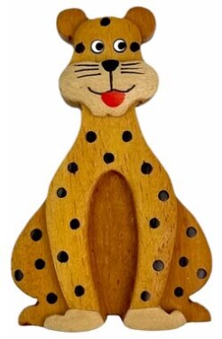 2Kids Toys Drevená magnetka veľká Leopard