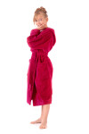 Detský župan Tampa s kapucňou 9149 ruby - Vestis dětské č.104
