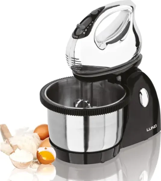 Lund Tyčový mixér s nerezovou nádobou / Tyčový mixér / 200 W / 3 rýchlosti + turbo / nerezová misa a príslušenstvo (TO-67790)