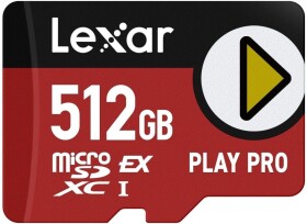 Lexar Play Pro MicroSDXC 512 GB UHS-I (LMSXPS0512G-BNNNG)