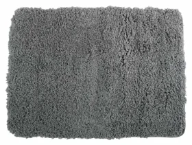 MSV MICROFIBER kúpeľňová predložka svetlo šedá 50 x 70 cm / mikrovlákno / protišmyková