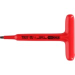Nástrčný torx kľúč s T-rúčkou s dvojitou izoláciou, T10, 120 mm KS Tools 117.2412; 117.2412