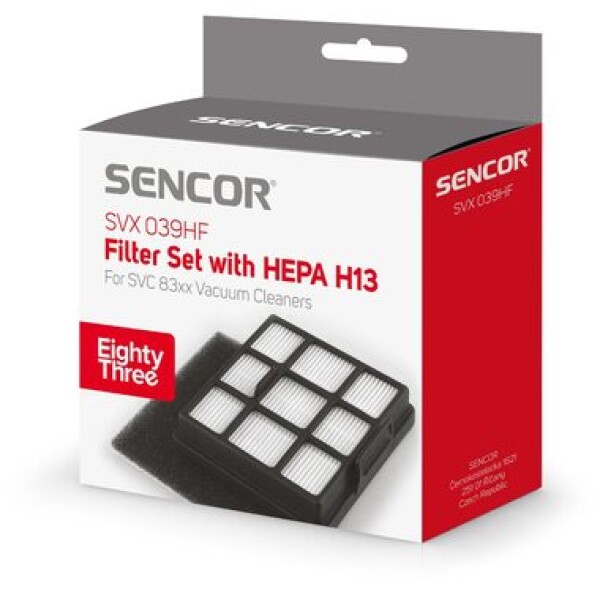 Sencor SVX 039HF / Sada filtrov pre Sencor SVC 83x (8590669296408)