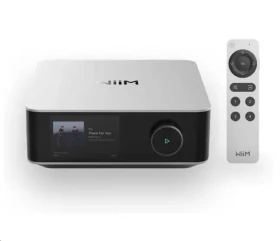 WiiM Amp Ultra strieborná / Streamovací Zosilňovač / 100W/kanál / RCA / HDMI / BT / optický vstup (WiiM_AMP_Ultra_013)