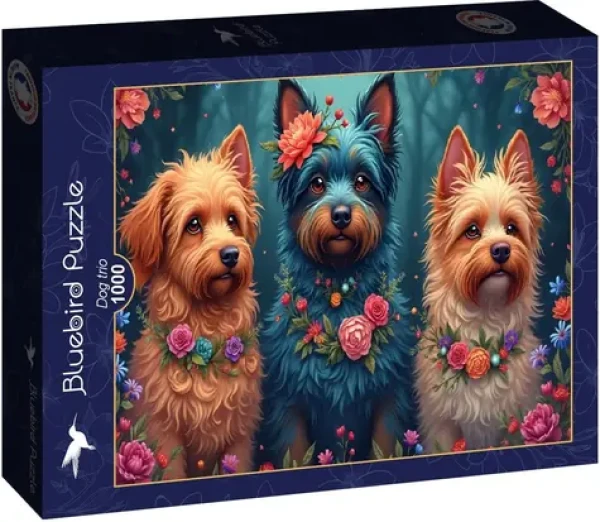 BlueBird Puzzle Psie trio