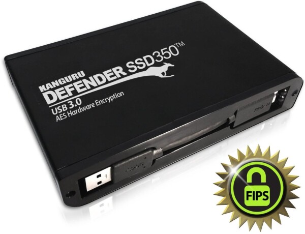 IStorage iStorage Kanguru DEFENDER SSD350 2 TB Micro-USB B 3.2 Gen 1 (3.1 Gen 1) Čierny