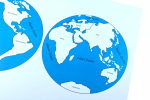 Moyo Montessori Moyo Montessori Kontrolná mapa - sveta - s popiskami
