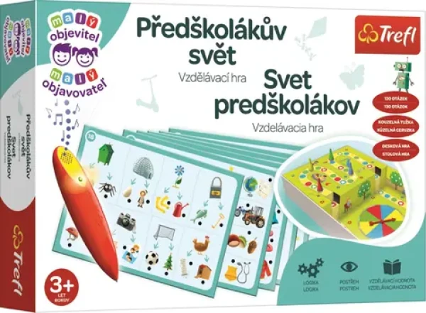 Trefl Hra Malý objaviteľ: Predškolákov svet + magické pero