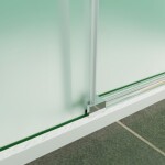 H K - Posuvné sprchové dvere DIAMOND FROST 156-160x195cm, ľavý variant SE-DIAMONDFROSTL160SET