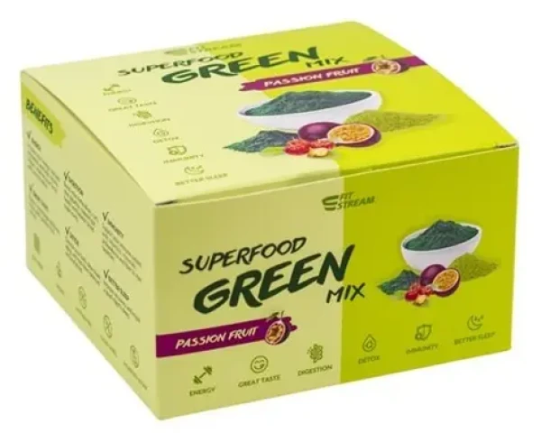 FitStream Superfood GREEN mix / 150 g / 30 sáčkov (FitStream-Superfood-Green-mix-150g)
