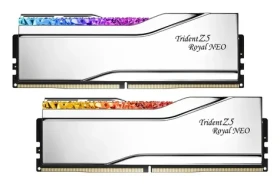 G.Skill Trident Z5 Royal NEO RGB 64GB (2x32GB) DDR5 6000MHz biela / CL26 / DIMM / Non-ECC / EXPO (F5-6000J2636H32GX2-TR5NS)