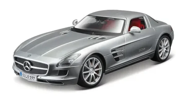Maisto Mercedes-Benz SLS AMG strieborná