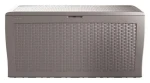 Keter Samoa Rattan 270 l cappuccino / Záhradný box / Ratanový vzhľad (247468)