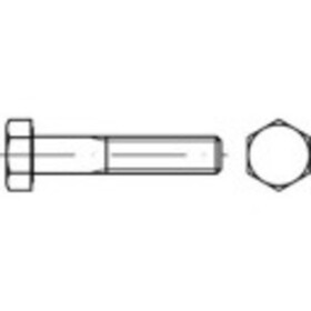 TOOLCRAFT TO-5358246 šesťhranná skrutka M12 380 mm vonkajší šesťhran DIN 931 nerezová ocel A4 1 ks; TO-5358246