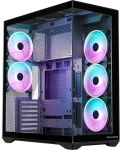 Modecom Volcano Space XL 5F ARGB čierna / Skriňa / Full tower / E-ATX / USB-C 3.2 / 5x ARGB / bez zdroja (AT-SPACE-XL-5F-ARGB-10)