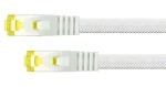 Python Cat7 S/FTP biela / Patch kábel / Nylonové opletenie / 3 m / 500 MHz (8070PY-030W)
