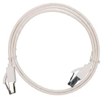 Extralink biela / Patch kábel / Cat.8 / U/FTP / 1 m / 40 Gbit/s / plochý