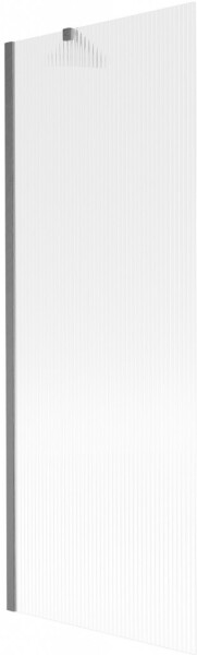 MEXEN/S - Next vaňová zástena FIX 70 x 150, prúžky, grafit kartáčovaná 895-070-000-00-09-66