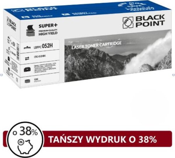 Black Point LBPPC052H Black Náhradný CRG-052 (BLC052BHBW)