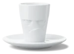 FIFTYEIGHT Espresso hrnček Grummelig biely / Movie Edition / 80 ml / Porcelán (T021501)
