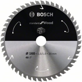 Bosch Accessories 2608837678 2608837678 tvrdokovový pílový kotúč 160 x 20 mm Počet zubov (na palec): 48 1 ks; 2608837678