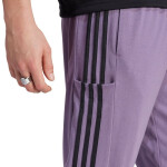 Nohavice adidas Essentials Single Jersey Tapered Open Hem 3-Stripes IJ8699