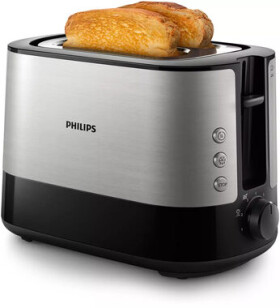 Philips Viva Collection HD2635/90 strieborná / Hriankovač / 950 W / aut. vypnutie (HD2635/90)