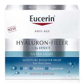 EUCERIN Hyaluron 3 x effect nočný hydratačný booster anti-age ultra ľahký 50 ml