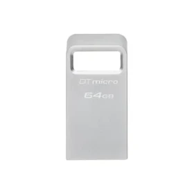 Kingston DataTraveler Micro 64GB strieborná / Flash Disk / USB 3.2 Gen 1 - (USB-A 3.0) (DTMC3G2/64GB)