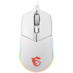 MSI Clutch GM11 biela / Herná optická myš / 5000 DPI / 6 tlačidiel / USB / RGB (Clutch GM11 WHITE)