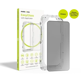 Mobile Origin EasyGlass Privacy Ochranné sklo s aplikátorom pre Apple iPhone 17e 16e 14 13 13 Pro (EGA-P-i14)