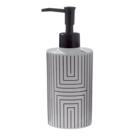 Spirella GRAPHIC dávkovač mydla bielo-čierny / polresin / 380 ml (3478680076498)
