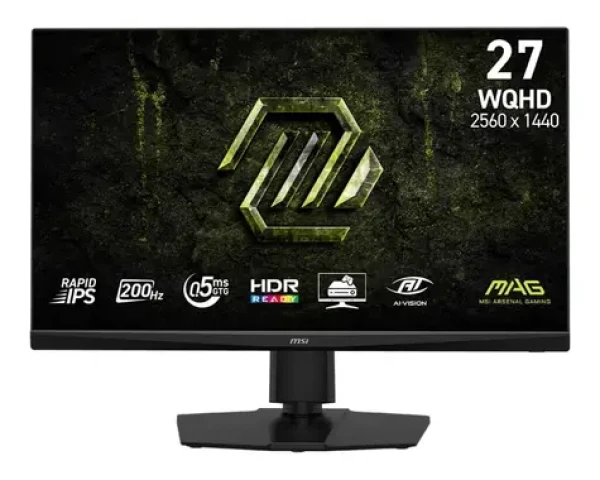 27" MSI MAG 272QPF E20 čierna / Herný monitor / QHD / IPS / 200Hz / 0,5ms / HDMI+DP / VESA (MAG 272QPF E20)