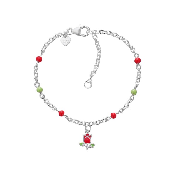 Disney Slušivý strieborný náramok Ruže Mini BS00102SL-47.CS