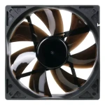 Noiseblocker BlackSilent Pro Fan PL2 čierna / 120mm / 20 dB @ 1400 RPM / 56.50 CFM / 3-pin (ITR-PL-2)