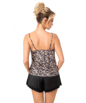 Pyžamo Donna Sheila 1/2 S-2XL černá XXL