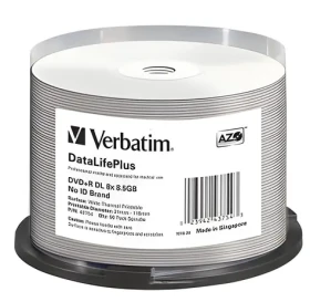 Verbatim DVD+ R DL Thermal Printable 50ks / Optické médium / 8,5 GB / 8x / Vreteno (43754)