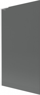 MEXEN/S - Next L vaňová zástena FIX 100 x 150, grafit, biela 895-100-000-03-40-20