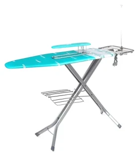 BRILANZ Professional žehliaca doska modrá / Žehliaca plocha 130 x 48 cm (A16165)