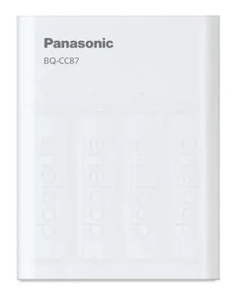 Panasonic Eneloop nabíjačka SMART BQCC87 + 4X AA 2000 mAh / Ni-MH / 4ks (K-KJ87MCD40USB)