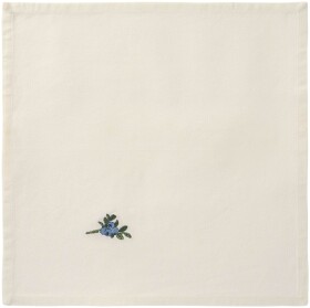 Ib Laursen Látkový obrúsok s výšivkou Summer Vibe Blueberry stem