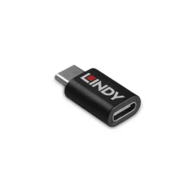 Lindy USB-C - USB-C čierna / USB dátový blokátor / 100W / USB 3.2 (71265)