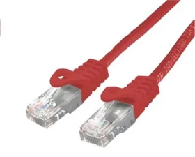 C-tech patchcord Cat6 UTP 0.5 m červená (8954125015093)
