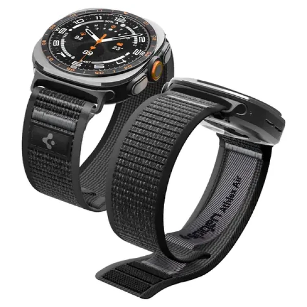 Spigen Athlex Air Active čierno-šedá / Remienok pre Samsung Galaxy Watch Ultra 2/1 47mm / nylon (AMP11614)