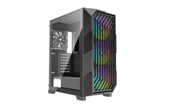 Xilence XILENT BREEZE II čierna / ATX / 2x USB-A 3.2 / 3x 120mm ARGB / 1x 120mm / bez zdroja / priehľadná bočnica (X812.ARGB)