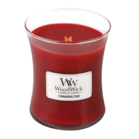 Woodwick Cinnamon Chai 275g - váza stredná / doba horenia: až 65h (5038581057811)