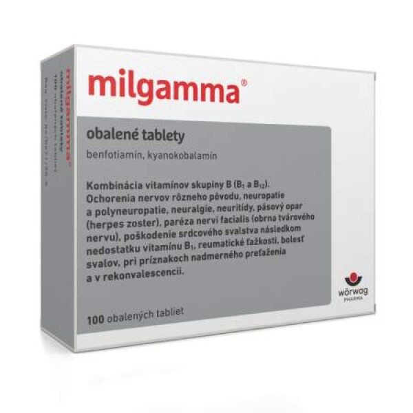 Milgamma tbl.obd.100 x 50 mg/250µg
