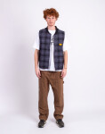 Service Works Thistle Plaid Padded Work Vest BLACK M