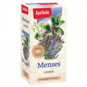 APOTHEKE Čaj na menzes s drmekom bylinná zmes 20 x 1,5 g